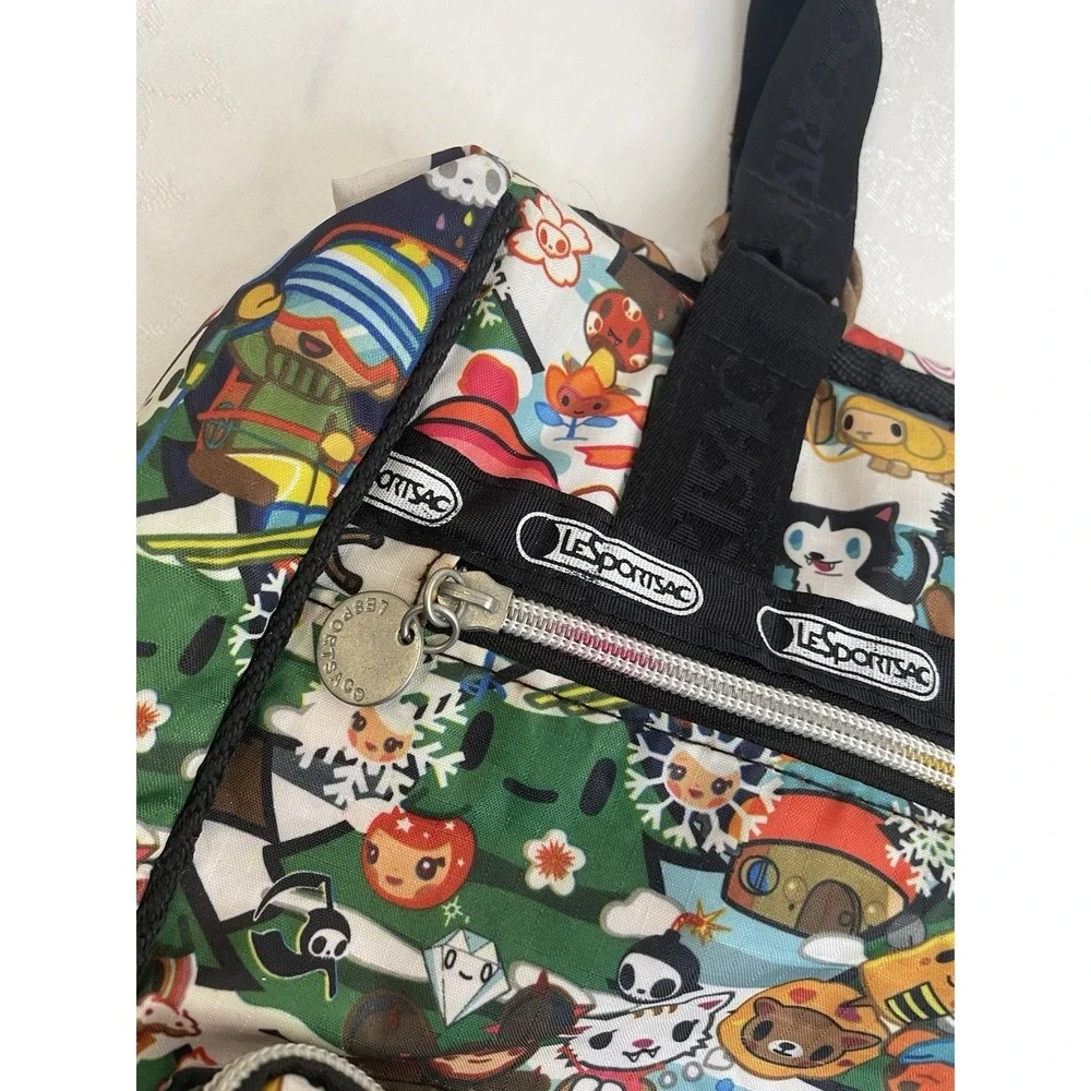 LESPORTSAC X TOKIDOKI‎ Vacanze Winter Wonderland Shoulder Bag Tote Bag 15x15x5